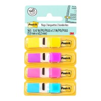 Post-it Flags 683-4AB Mini Bright Assorted Colour 12mm x 43mm 140 Pack